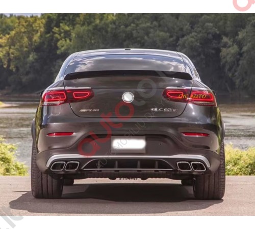 Mercedes GLC COUPE C253 galinis AMG difuzorius 2015-2021